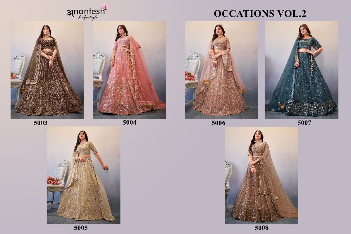 Anantesh Lifestyle Occations Vol-2 5003-5008 Series 7