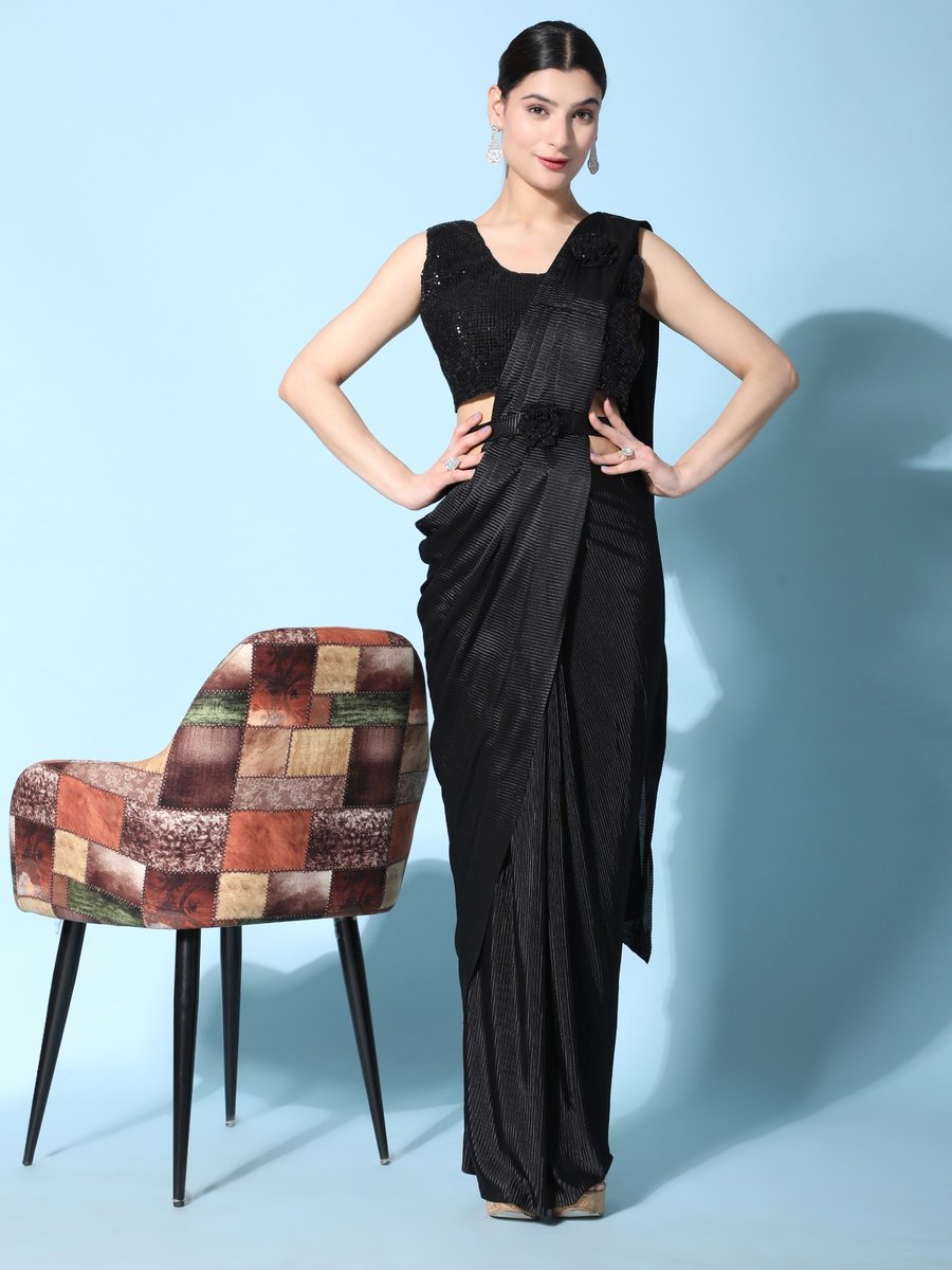 Aamoha Trendz Ready To Wear Designer Saree 101006 Colors 3