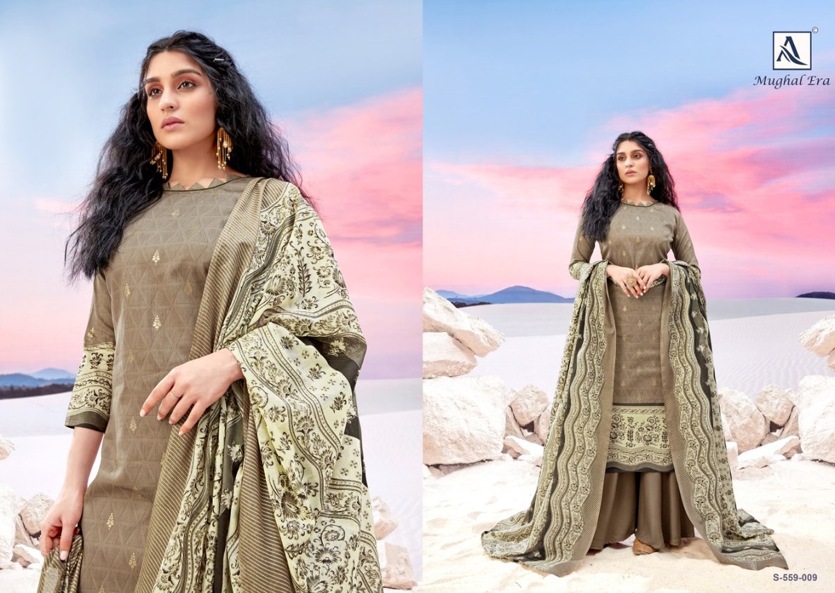 Alok Suits Mughal Era 559-001 to 599-010 Series 9