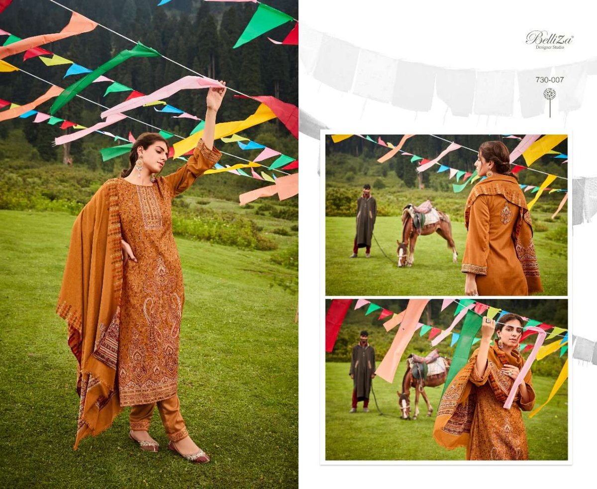 Belliza Designer Nazma 730-001 to 730-008 Series 7