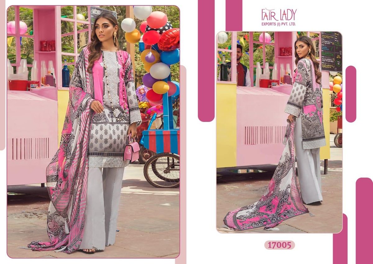 Fair Lady Ayesha Zara Premium Lawn Collection 17001-17005 Series 5