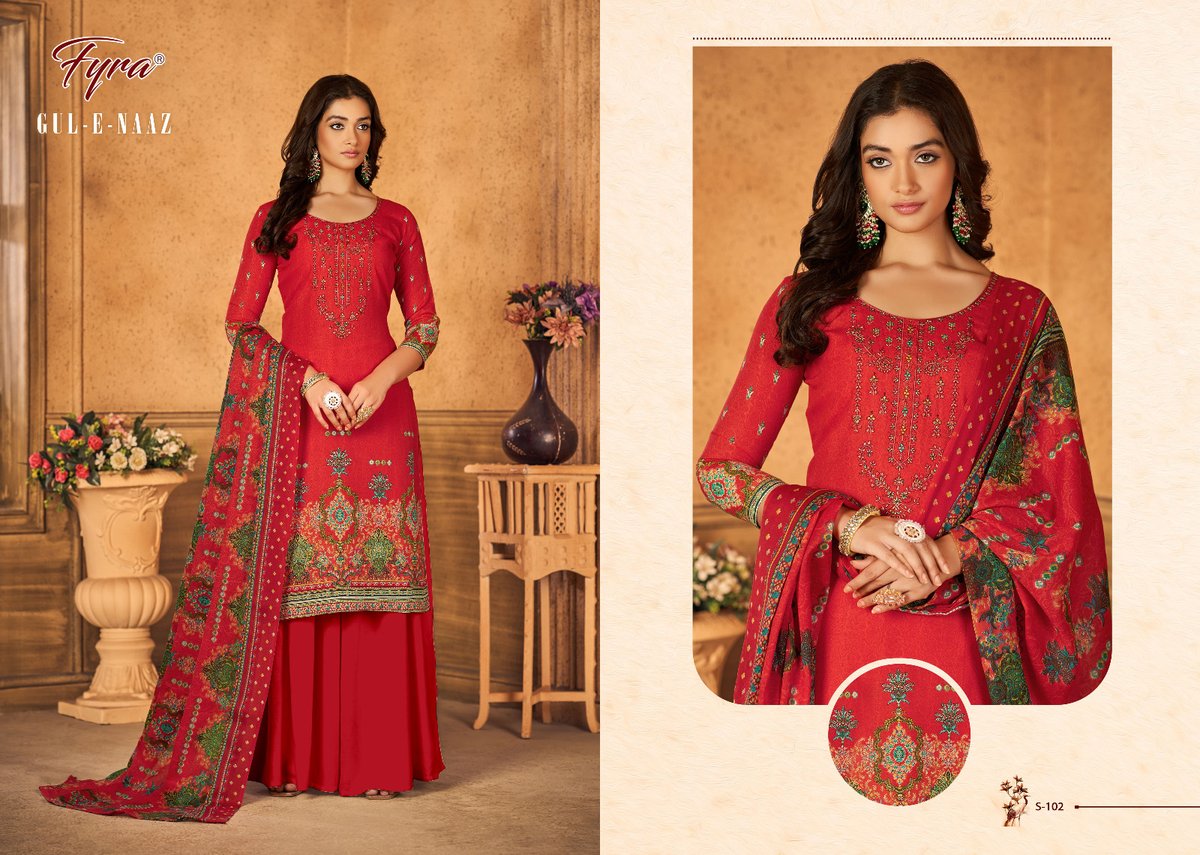 Alok Suit Fyra Gul-E-Naaz 101-110 Series 2