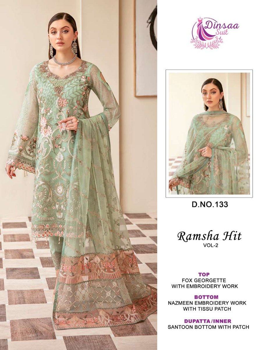 Dinsaa Suit Ramsha Hit Vol-2 133-136 Series 1