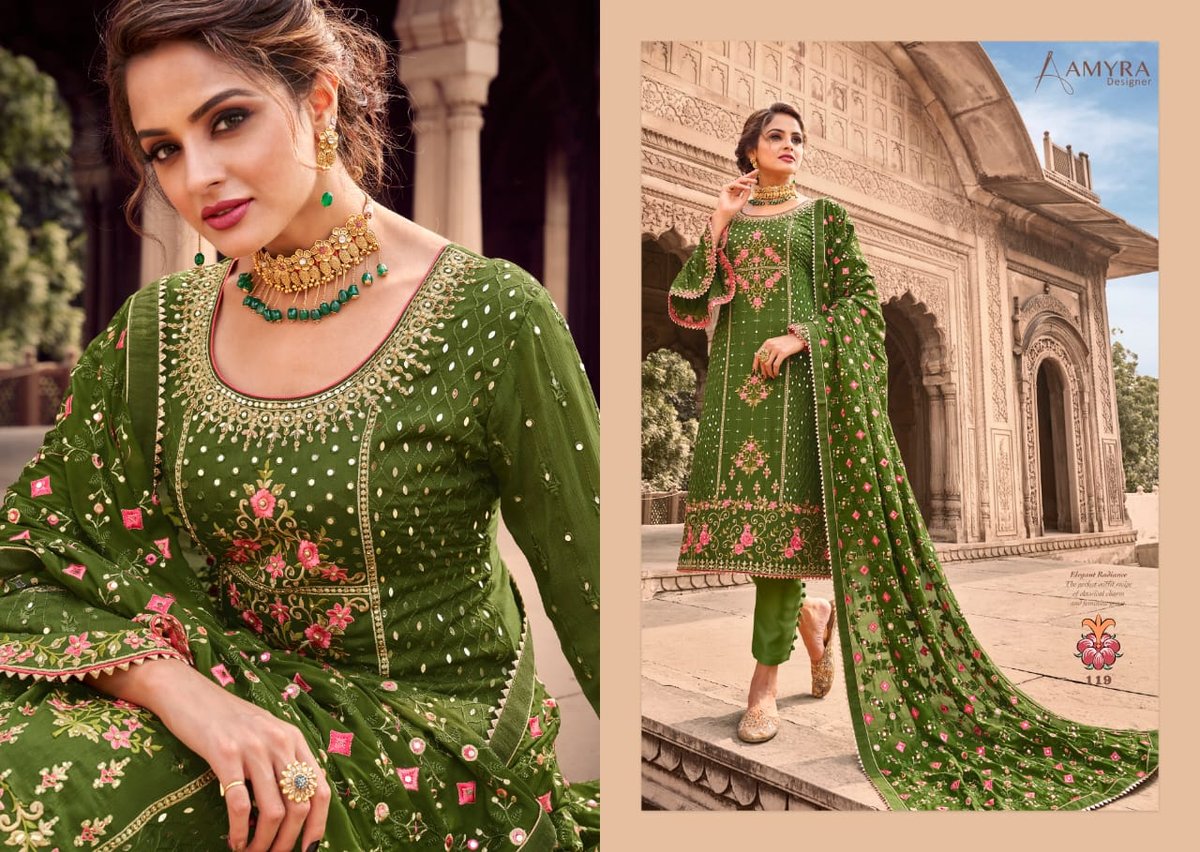 Amyra Designer Aaina Vol-4 117-121 Series 3