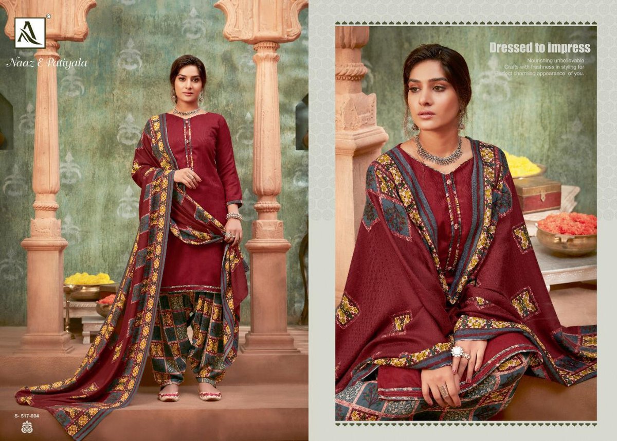 Alok Suits Naaz E Patiyala 517-001-517-010 Series 4