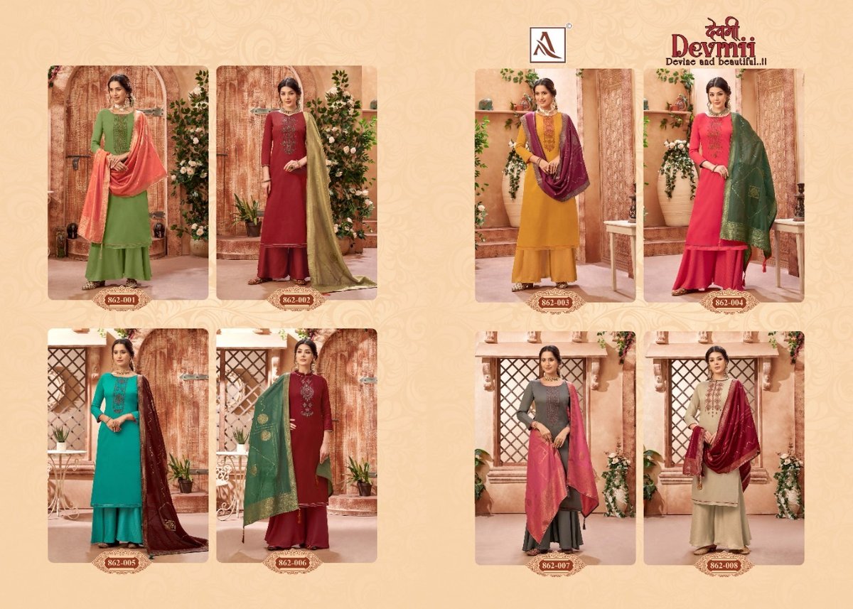 Alok Suits Devmii 862-001 to 862-008 Series 9