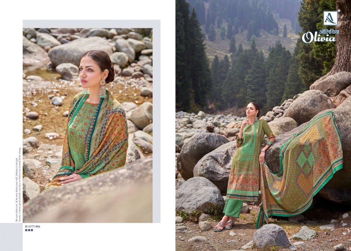 Alok Suit Olivia 1377-001 to 1377-006 Series 6