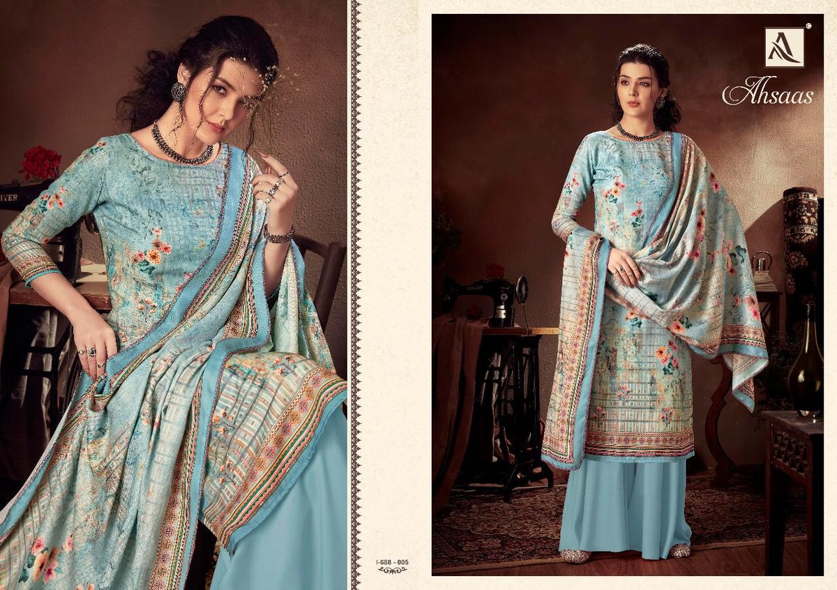 Alok Suits Ahsaas 688-001 to 688-010 Series 5