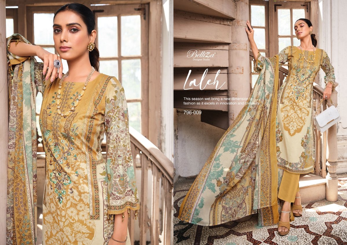 Belliza Designer Naira Vol-10 796-001 to 796-010 Series 9