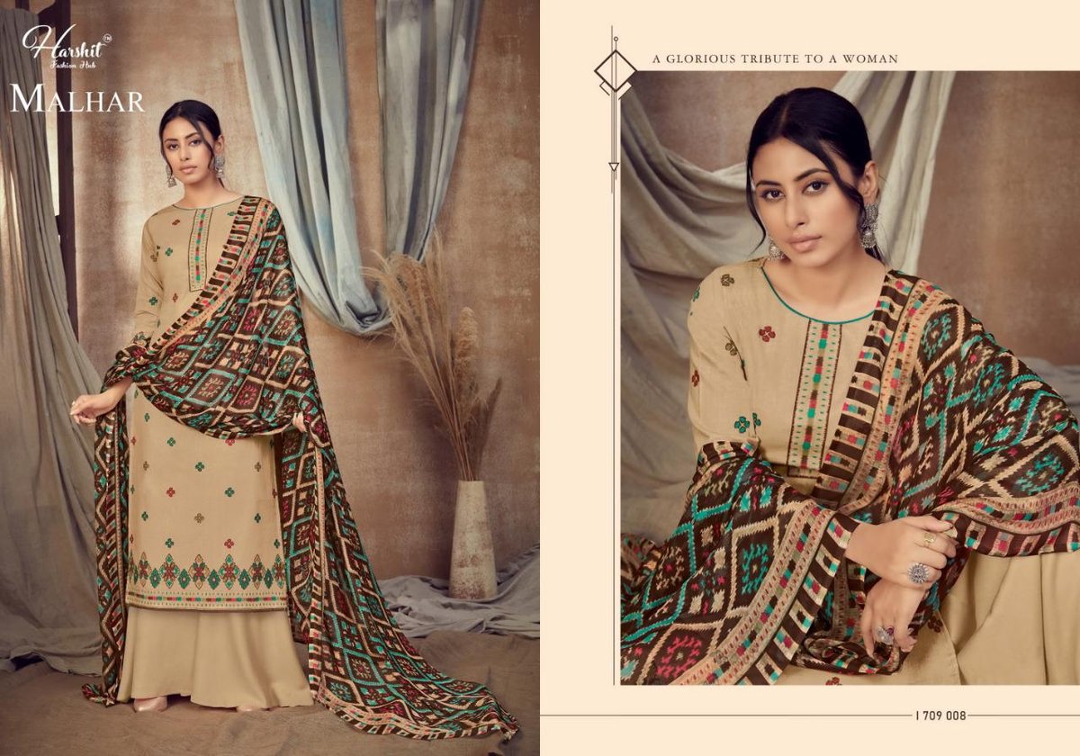 Harshit Fashion Malhar 1709-001 to 1709-010 Series 8