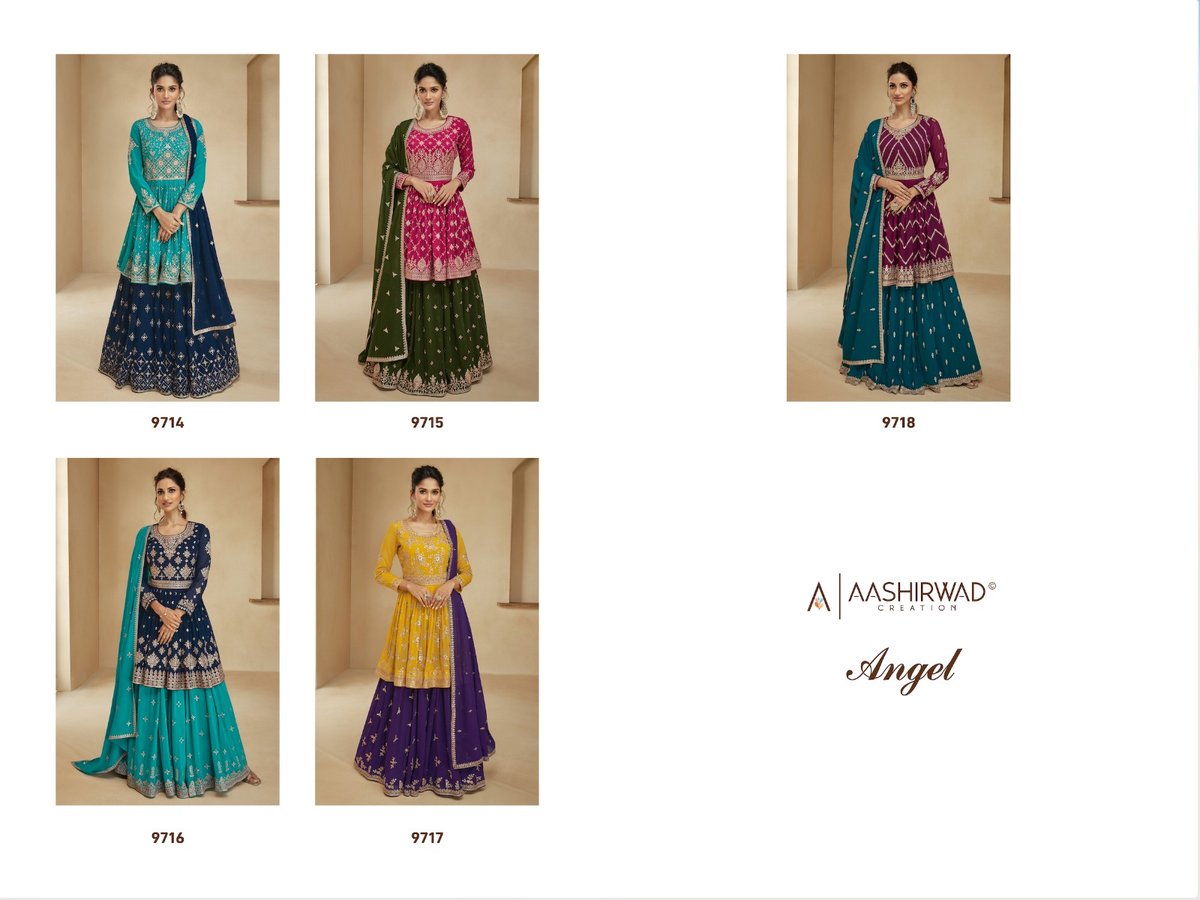 Aashirwad Creation Angel 9714-9718 Series 6