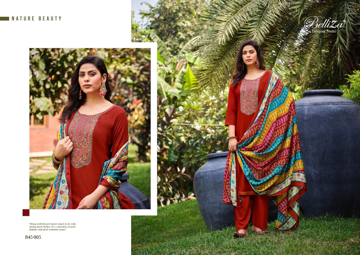 Belliza Designer Lovina 845-001 to 845-008 Series 5