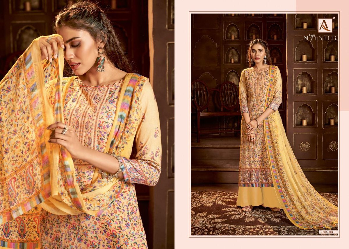 Alok Suits Mythilli 802-001 to 802-010 Series 8
