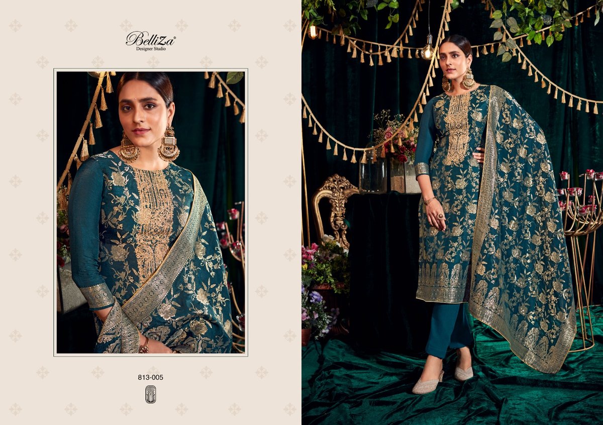 Belliza Designer Rang Veda 813-001 to 813-006 Series 5