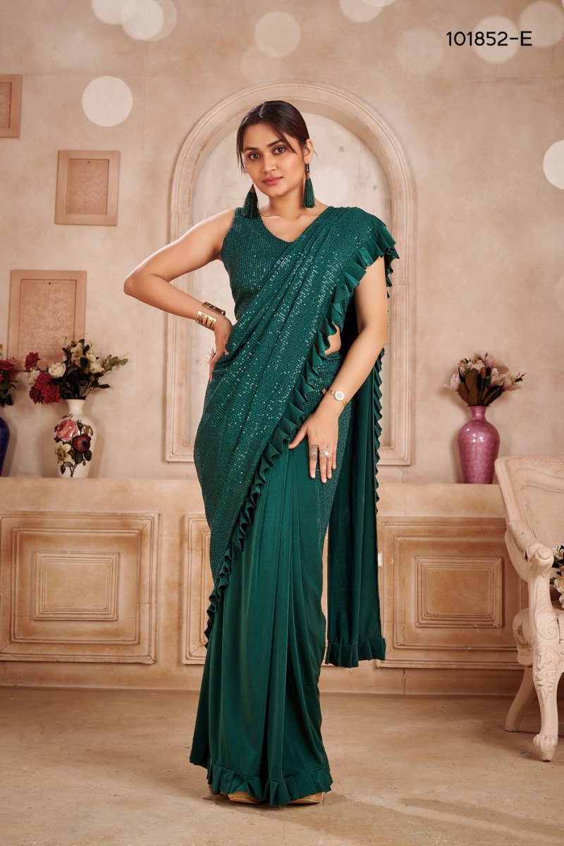 Aamoha Trendz Ready To Wear Designer Saree 101852 Colors 5