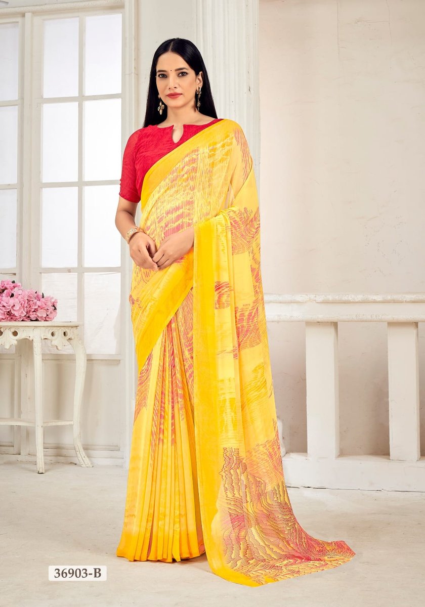 RUCHI RAGAA GEORGETTE VOL-11 36901A TO 36906B 6