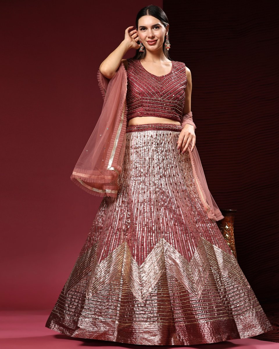 Aamoha Trendz Ready Made Designer Crop Top C-2040 Colors 1