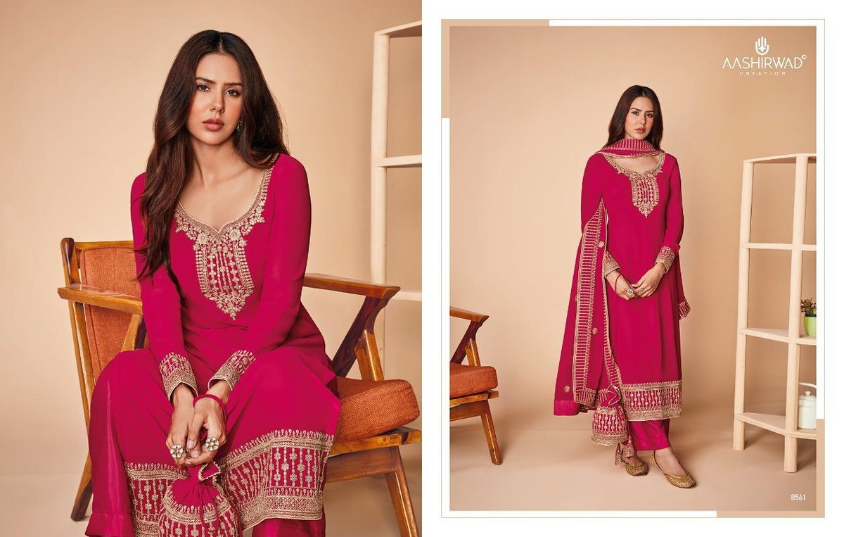 Aashirwad Creation Alfaaz 8559-8566 Series 3