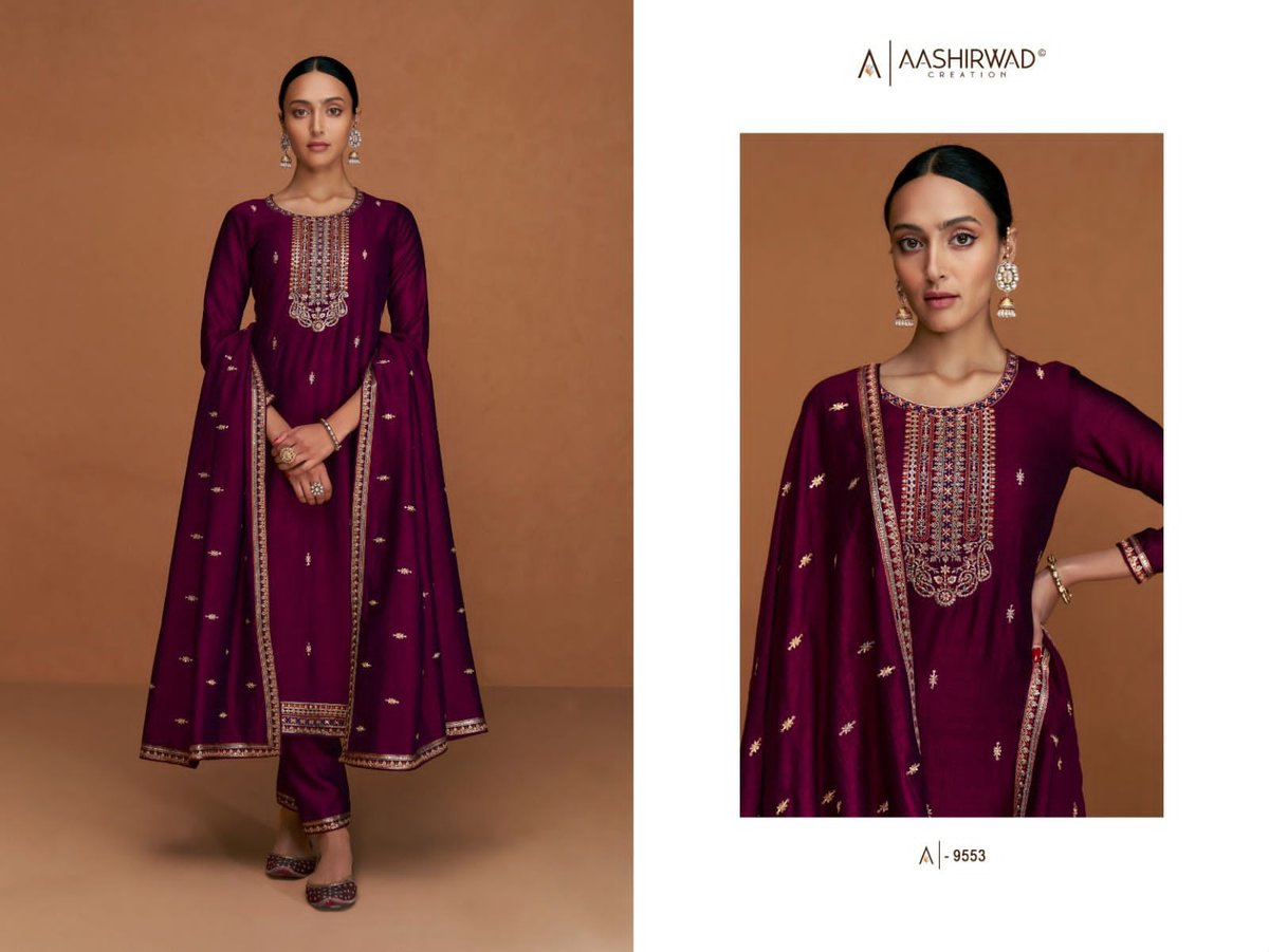 Aashirwad Creation Myra 9548-9553 Series 6