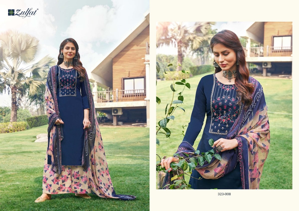 Belliza Designer Mohini 323-001 to 323-010 Series 8