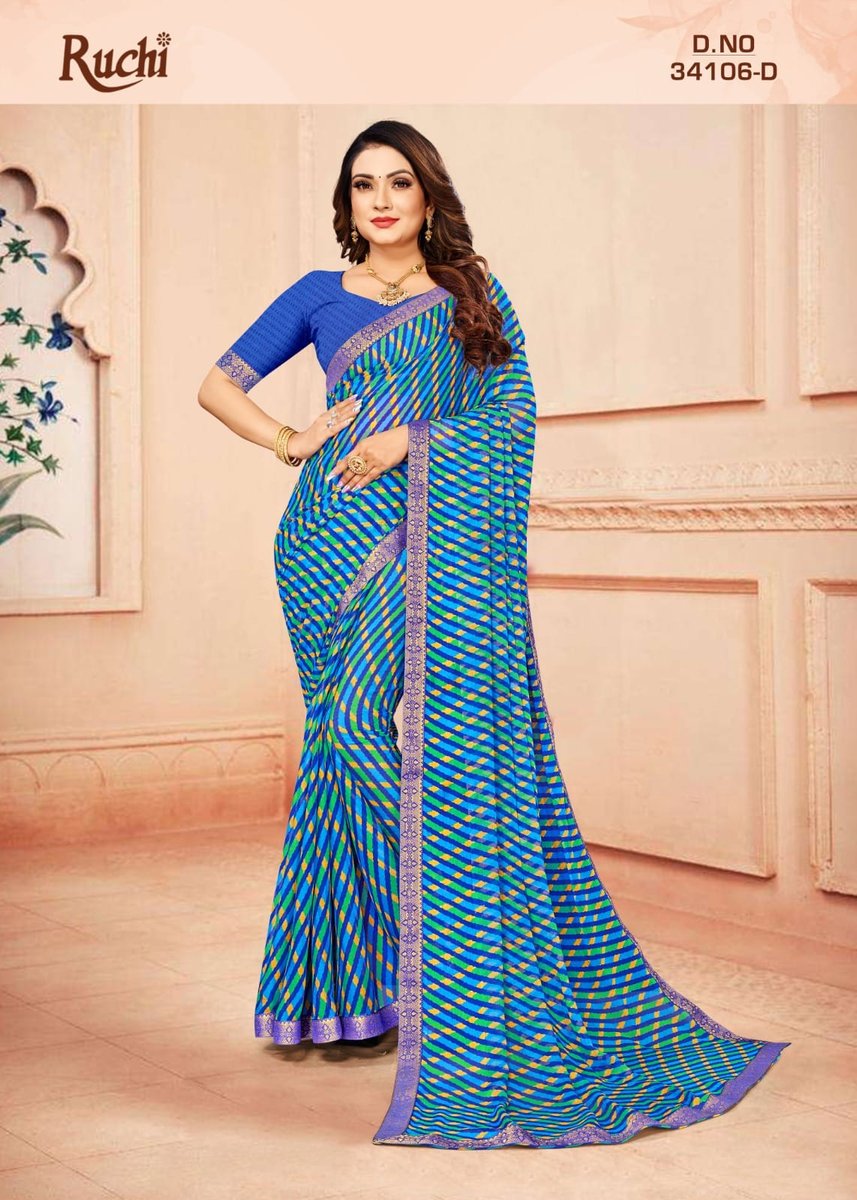 RUCHI SAREE SIMAYAA 106 34106-A TO 34106-F 4