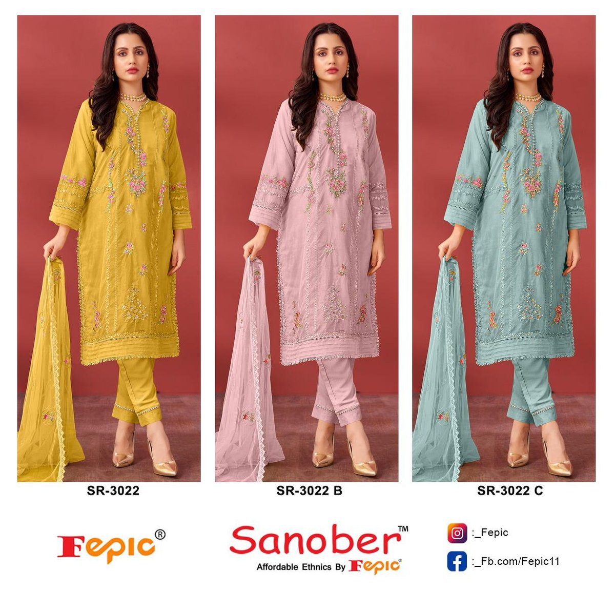 Fepic Rosemeen Sanober SR-3022 Colors 4