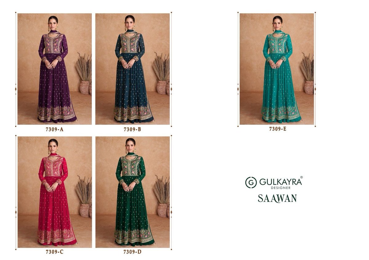 Gulkayra Designer Saawan 7309 Colors 6