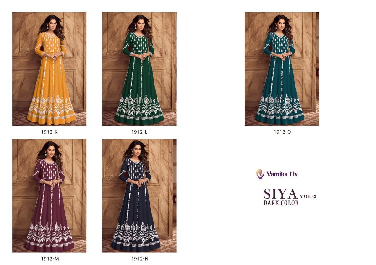 Vamika Nx Siya Vol-2 Dark Color 1912 Design 6