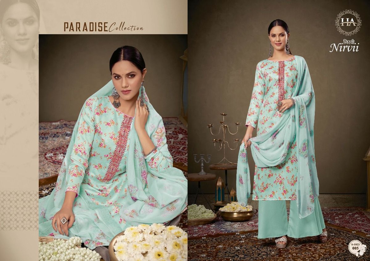 Harshit Fashion Nirvii 1023-001 to 1023-008 Series 5