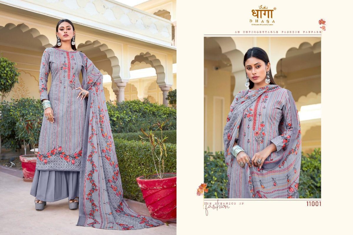 Aadesh Trendz Jamdani 11001-11006 Series 1