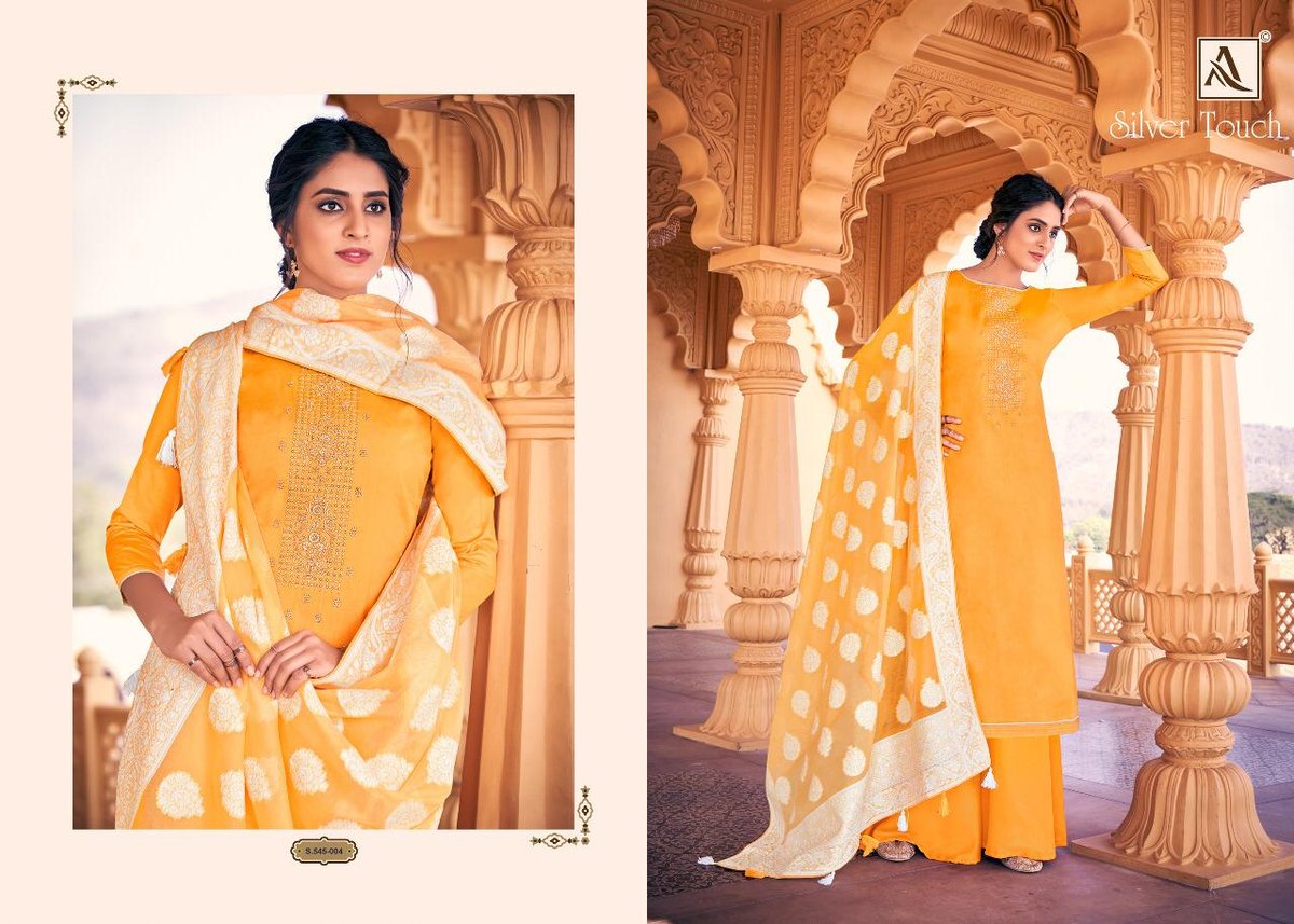 Alok Suits Silver Touch 545-001-545-008 Series 4