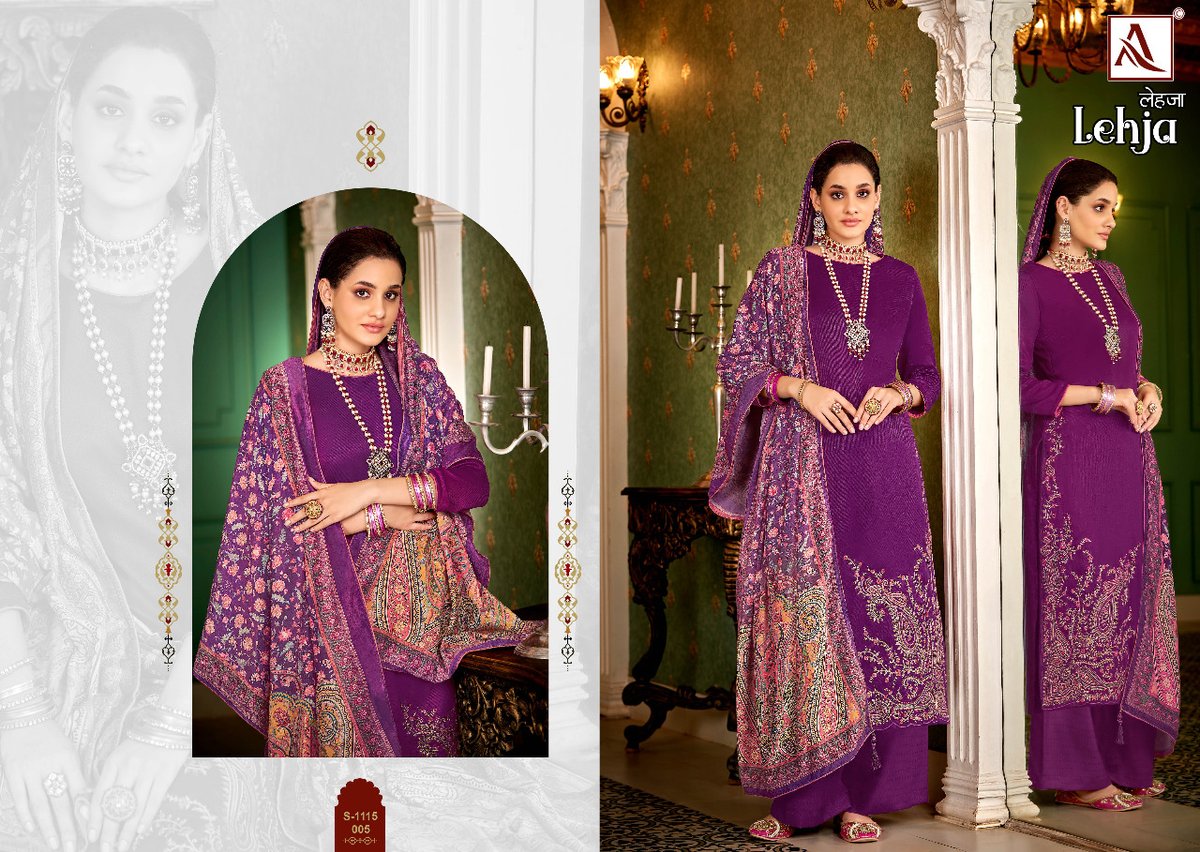 Alok Suit Lehja 1115-001 to 1115-006 Series 5