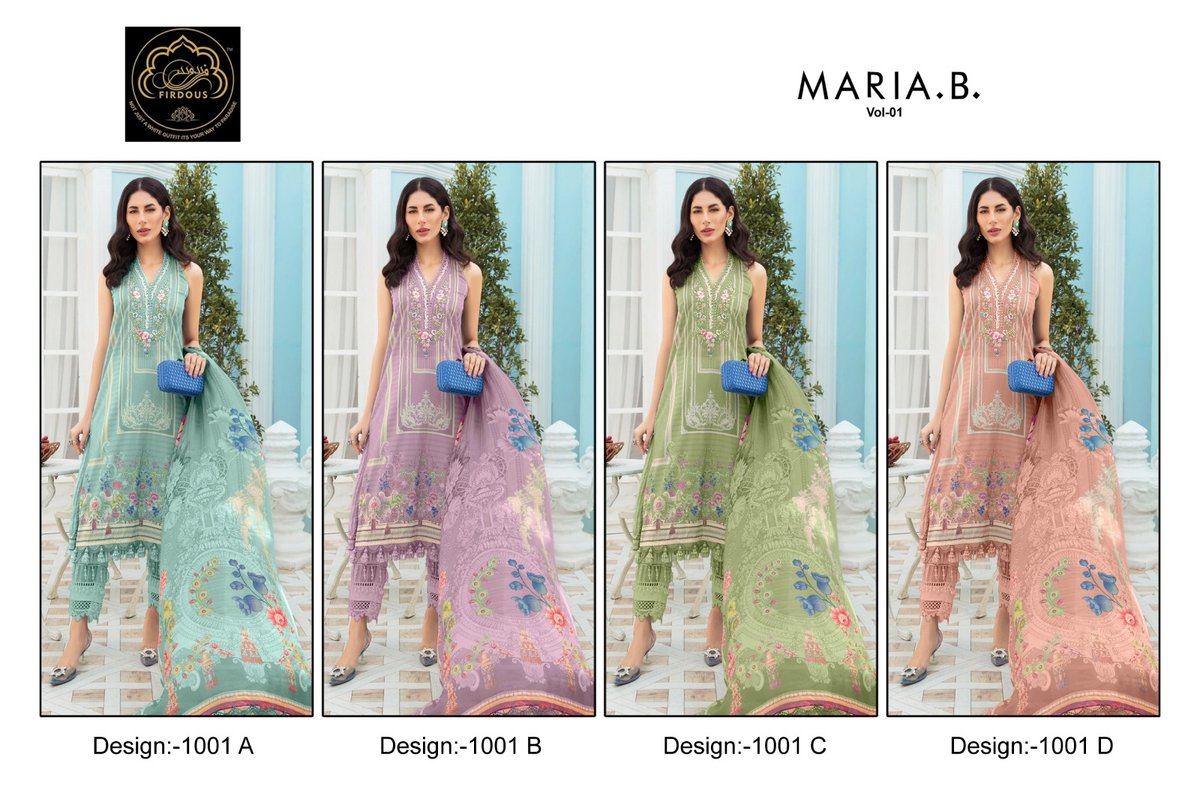 FIRDOUS MARIYA B VOL-01 1001-A TO 1001-D 5