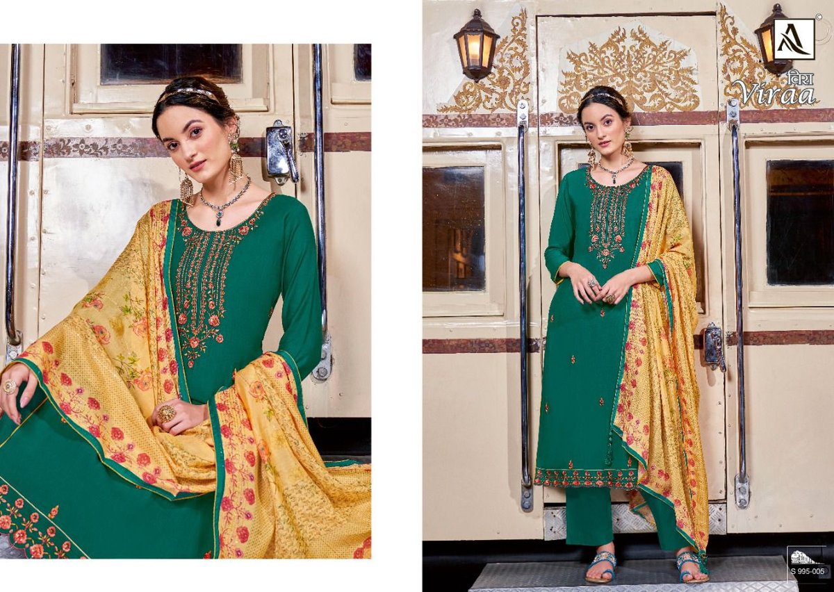 Alok Suits Viraa 995-001 to 995-008 Series 5