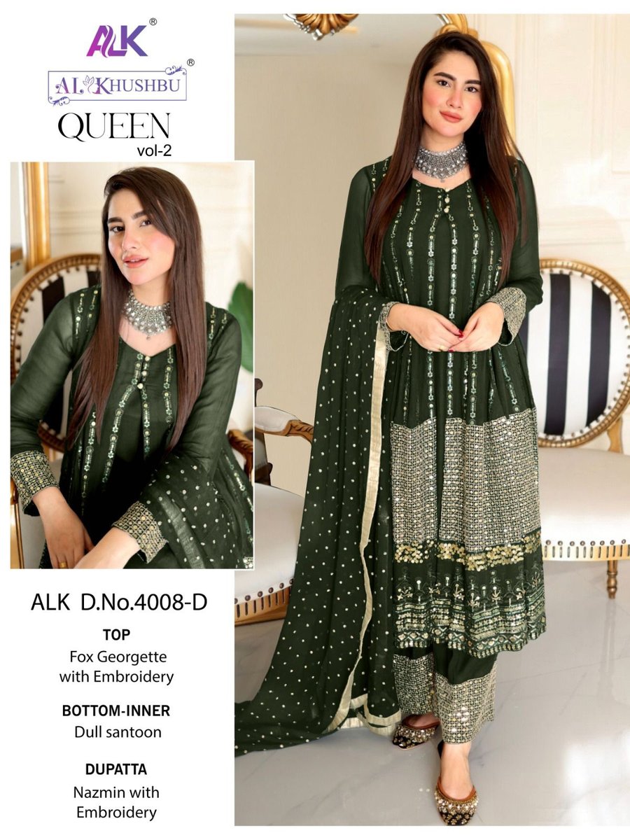 AL Khushbu Queen Vol-2 4008 Colors 4