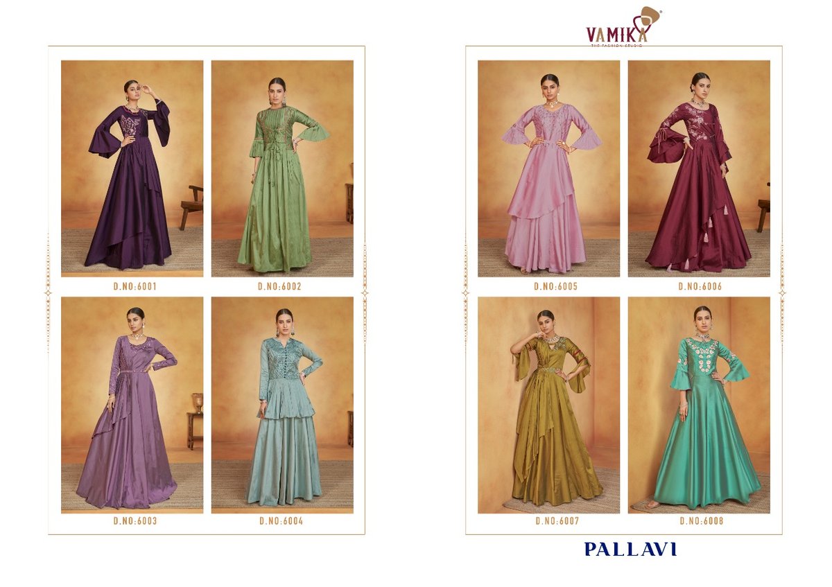 Vamika Fashion Pallavi Vol-1 6001-6008 Series 9