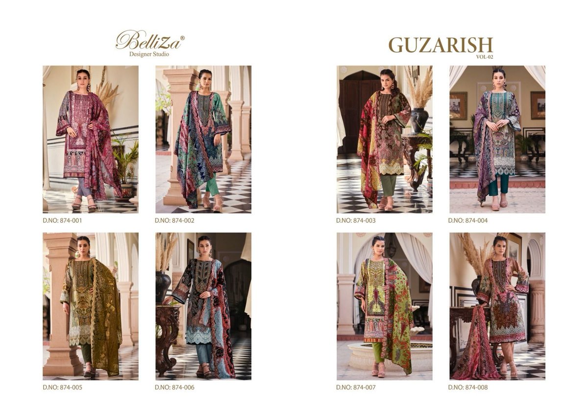 BELLIZA GUZARISH VOL 2  874-001 TO 874-008 SERIES 9