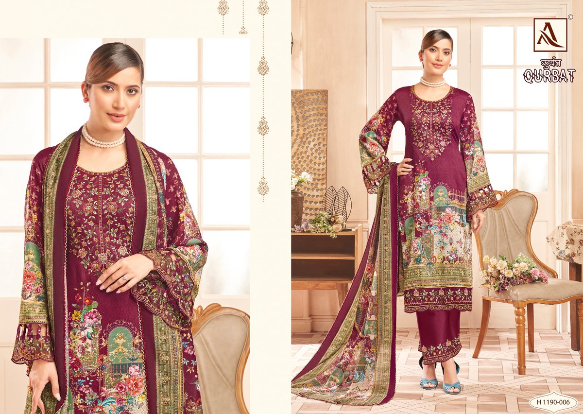 Alok Suit Qurbat Edition Vol-9 1190-001 to 1190-008 Series 5