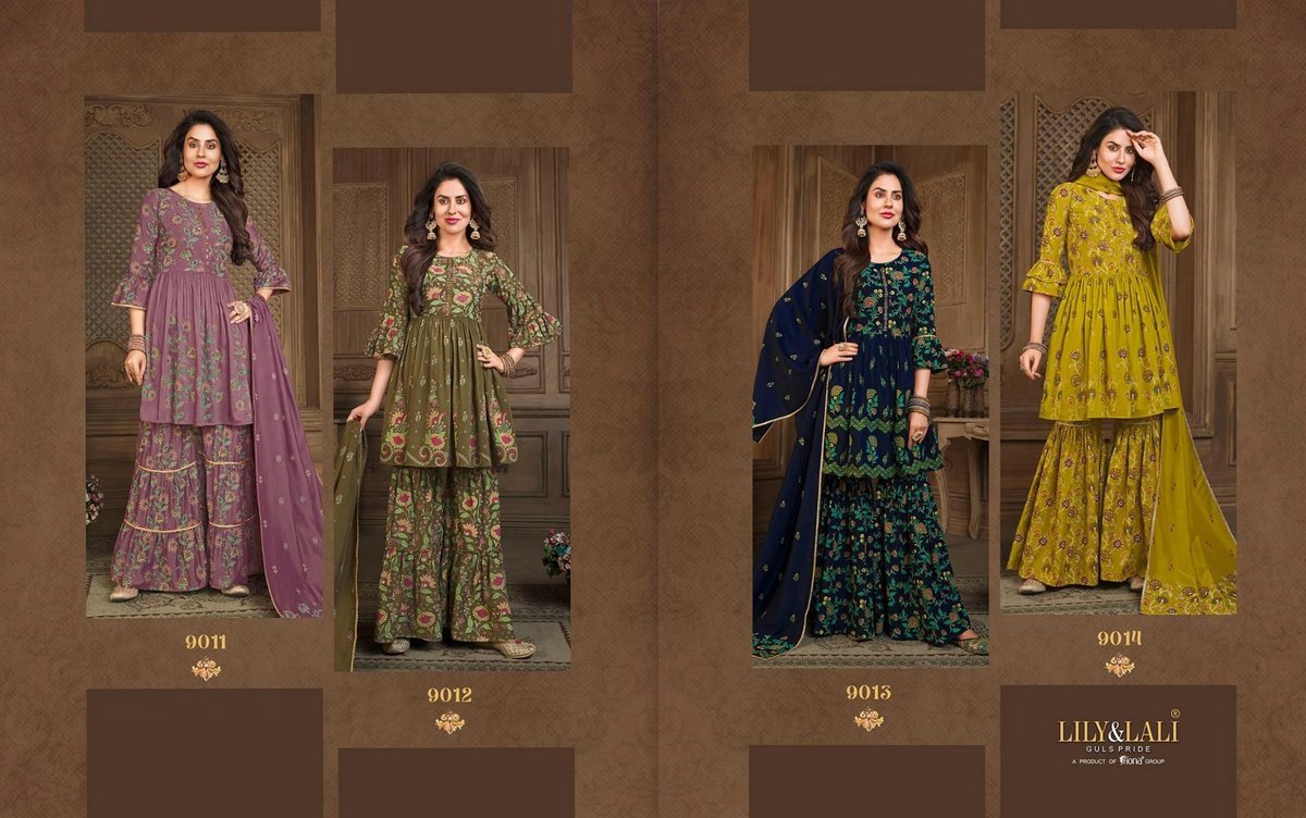 Lily And Lali Elegant Prints 9011-9014 Series 5