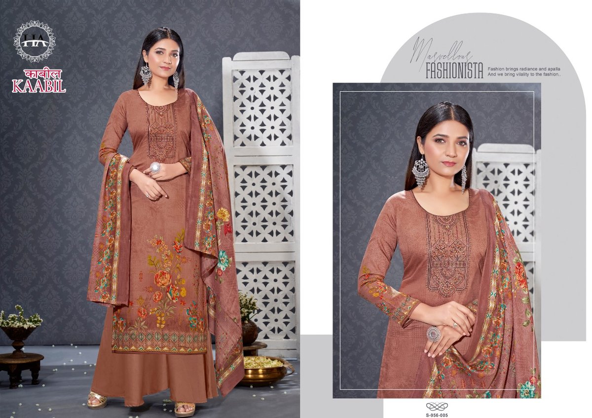 Harshit Fashion Kaabil 956-001 to 956-010 Series 5