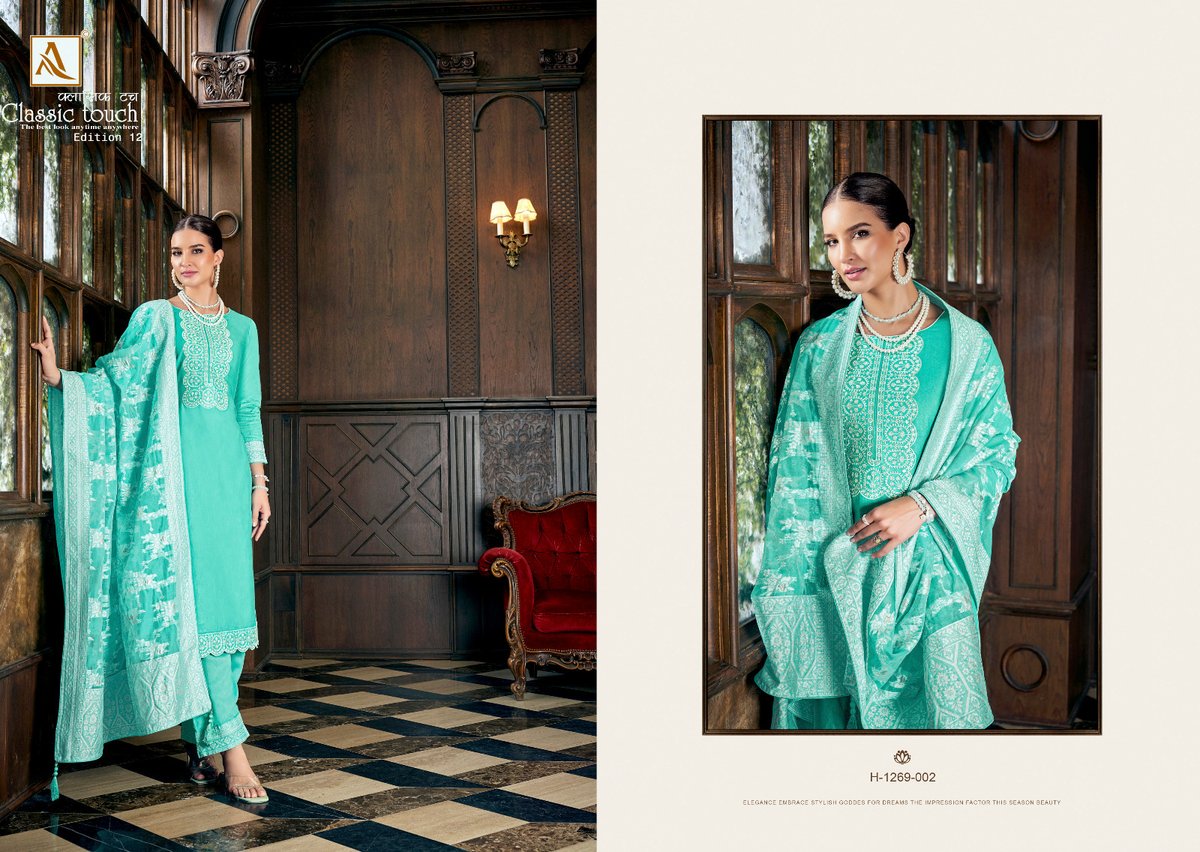 Alok Suit Classic Touch Edition Vol-12 1269-001 to 1269-006 Series 2