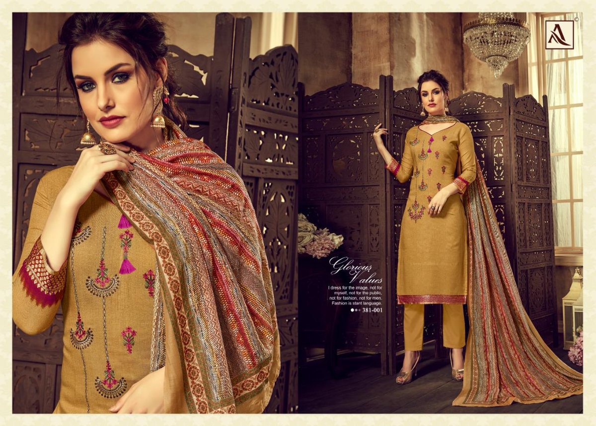 Alok Suits Wanya 381-001 to 381-008 Series 1