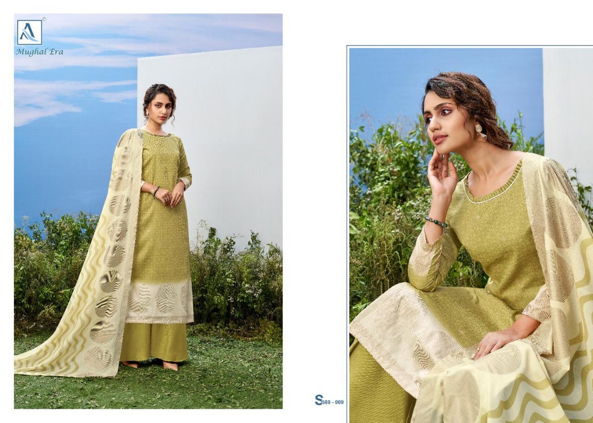 Alok Suits Mughal Era 589-001 to 589-010 Series 9