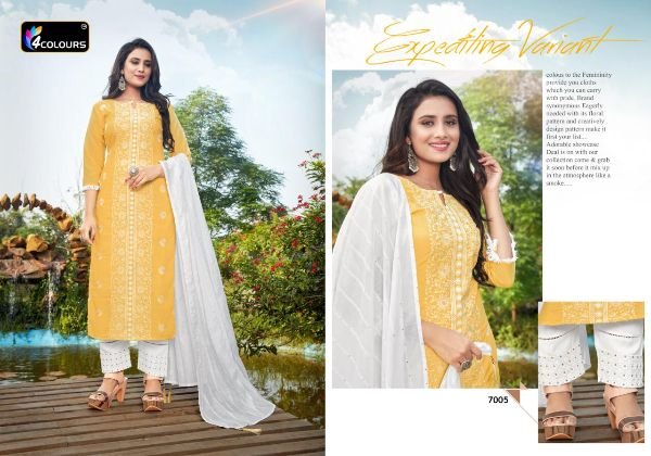 4 Colors Lakhnavi 7001-7006 Series 5