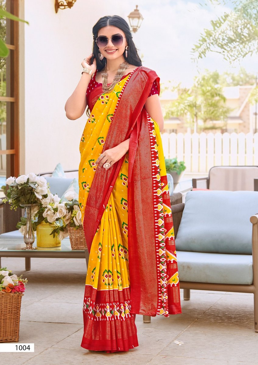 SAROJ SAREE IKKAYA PATOLA VOL-3 1001 TO 1008 4