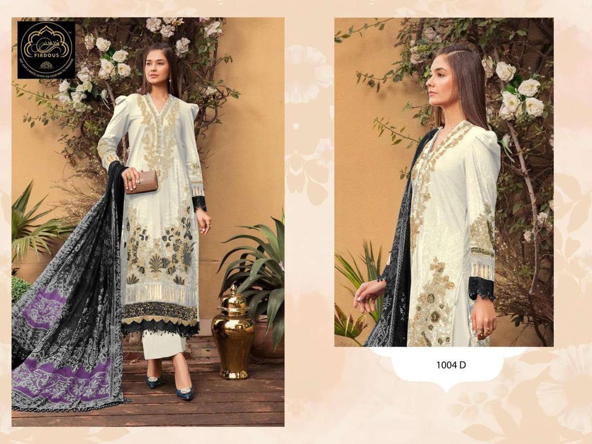 FIRDOUS M PRINTS VOL-01 1004-A TO 1004-D 1