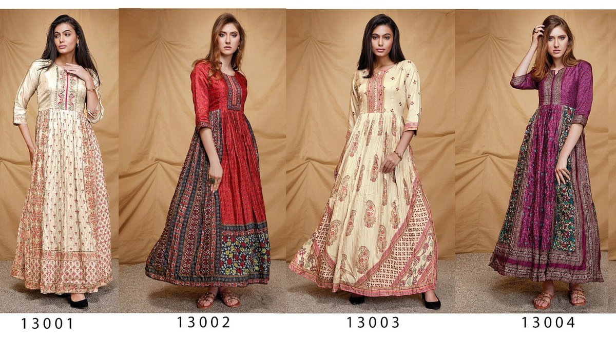 Stylishta Gown Vol-13 13001-13004 Series 5