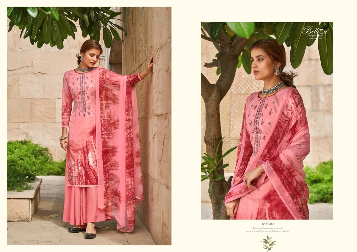 Belliza Designer Maanjari 548-001 to 548-010 Series 10