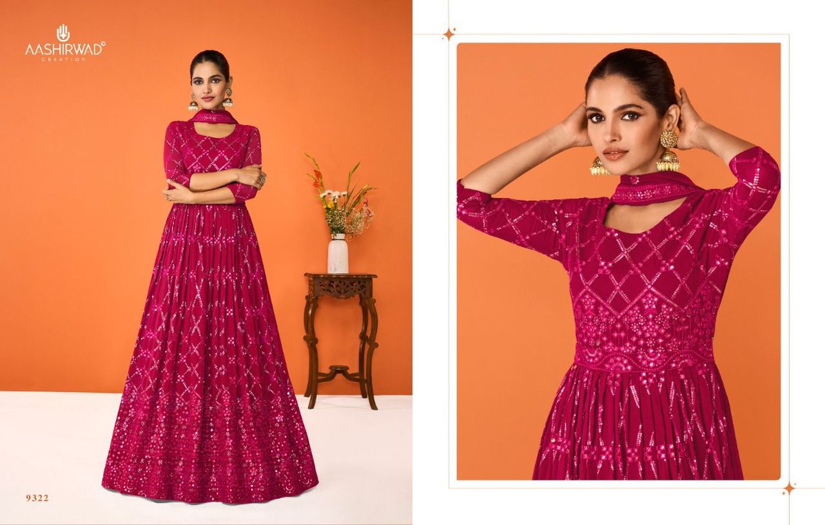 Aashirwad Creation Gulkand Imara 9320-9324 Series 3