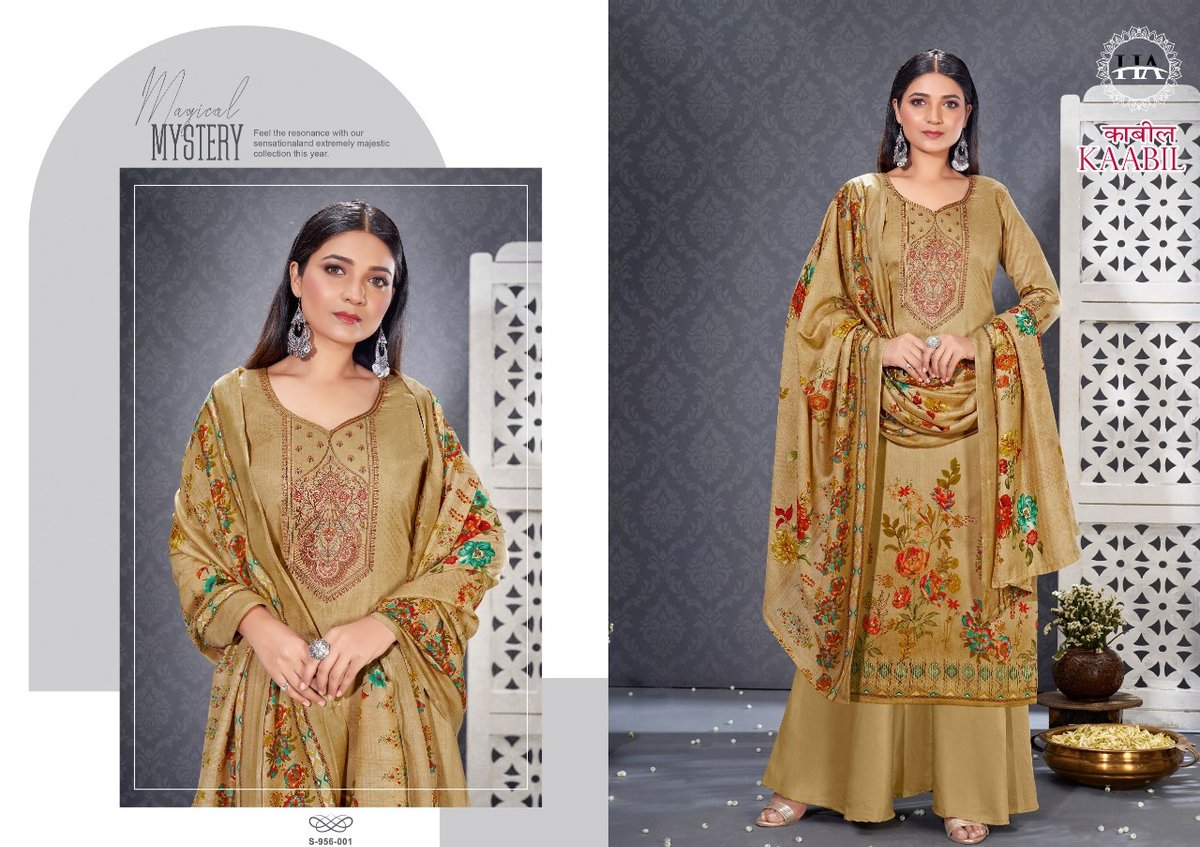Harshit Fashion Kaabil 956-001 to 956-010 Series 1